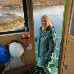 Kirsten Gabrielsen er en ivrig frivillig og alltid i godt humør.